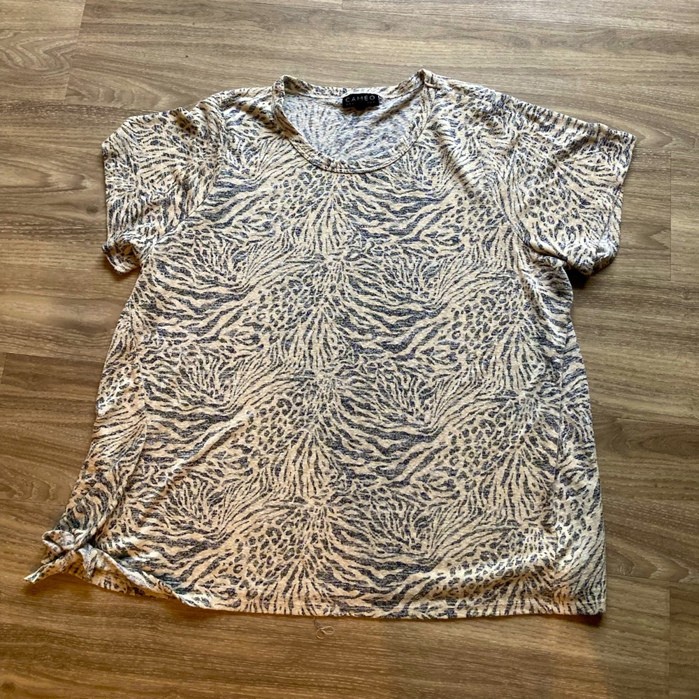 Cameo Zebra print shirt